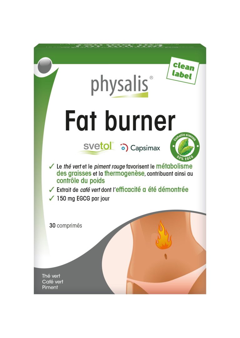 Physalis Fat Brûleur Graisse Bio 20 Sachets Thé Vert Maté Contrôle Poids