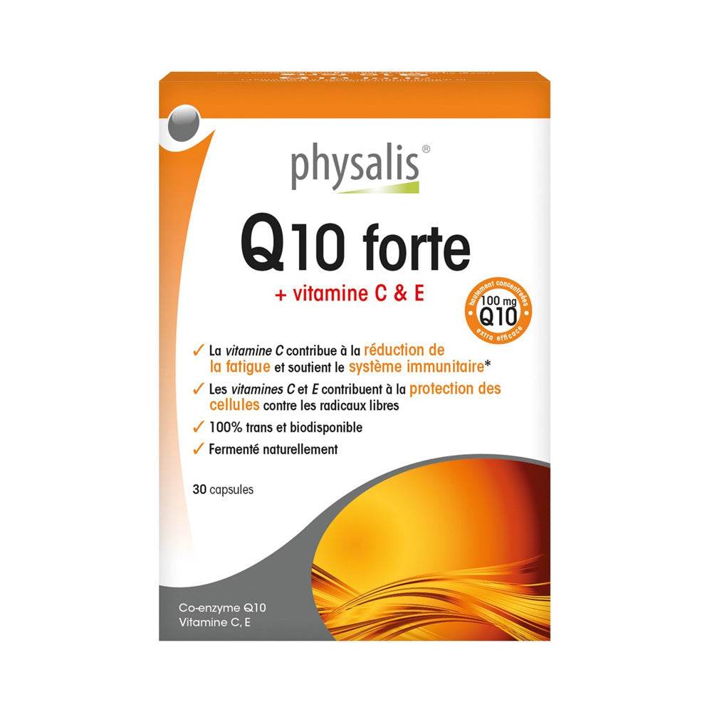 Physalis Q10 Forte +Vitamine C & E 30 Gélules Physalis Q10 Forte +Vitamine C & E 30 Gélules