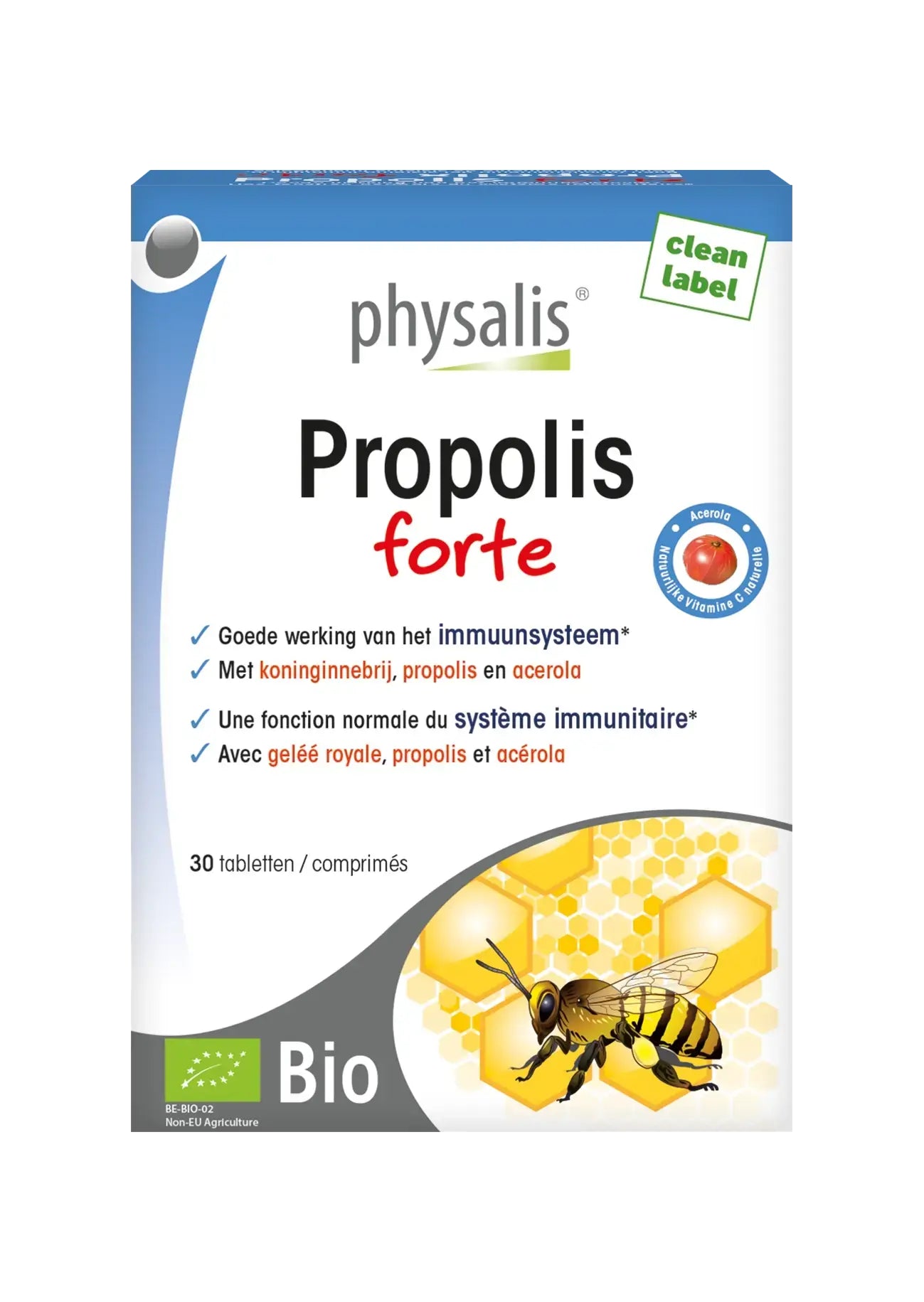 Physalis Propolis Forte Bio 30 Comprimés Immunité Gorge Défenses Physalis Propolis Forte Bio 30 Comprimés Immunité Gorge Défenses