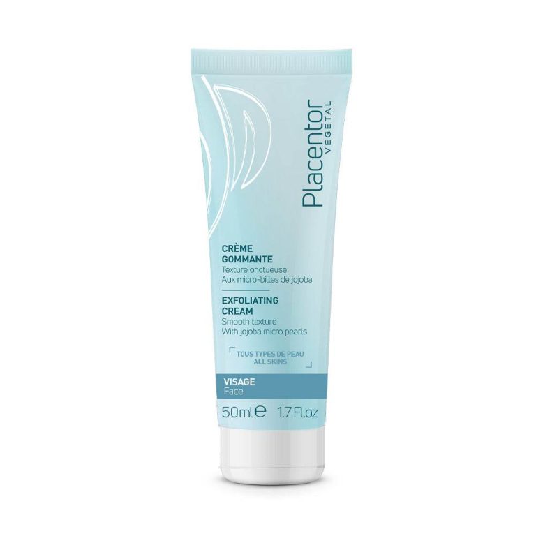 Placentor Crème Gommante 50ml Exfoliante Douce Visage Tous Types Peaux