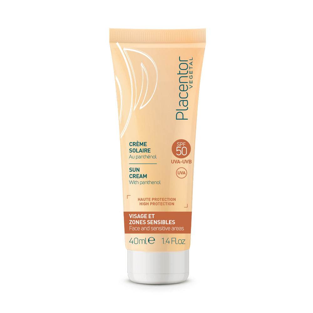 Placentor Crème Solaire SPF 50+ 40ml Très Haute Protection UVA UVB Visage Placentor Crème Solaire SPF 50+ 40ml Très Haute Protection UVA UVB Visage