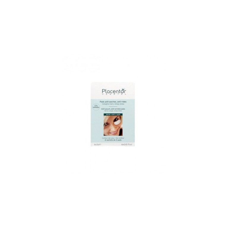 Placentor Végétal Pads anti-Poches/anti-Rides Boite de 6