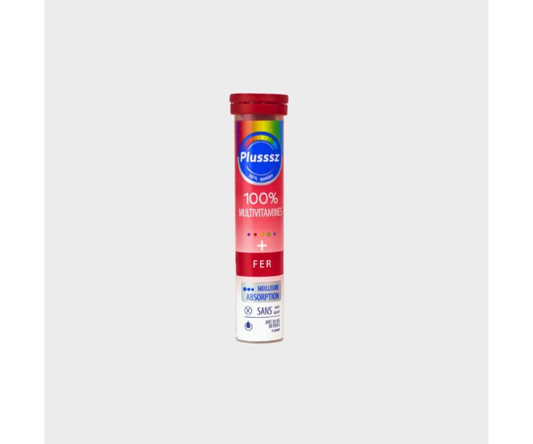 PLUSSSZ Multivitamine + Fer Plusssz 20 Comprimés Effervescents