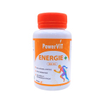 POWERVIT Énergie+ 500mg 60 Gélules Boost Vitalité Performance Physique Mentale Anti-Fatigue Endurance