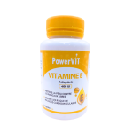 POWERVIT Vitamine E 400UI 30 Capsules Antioxydant Puissant Peau Jeune Anti-Âge Immunité Protection