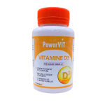 POWERVIT Vitamine D3 5000UI 60 Capsules Os Solides Immunité Renforcée Absorption Calcium Vitalité