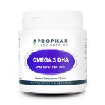 PROPHAR Oméga 3 DHA 100 Capsules 50% DHA 10% EPA Santé Cœur Cerveau Mémoire Vision Cardiovasculaire