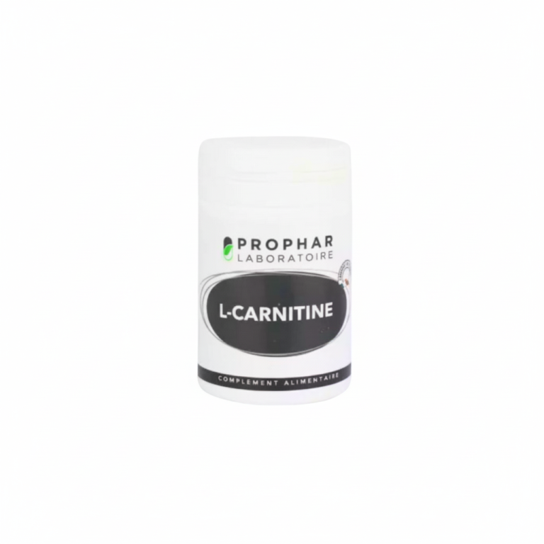 PROPHAR L-Carnitine 50 Gélules Métabolisme Graisses Énergie Performance Physique Gestion Poids Endurance Sport
