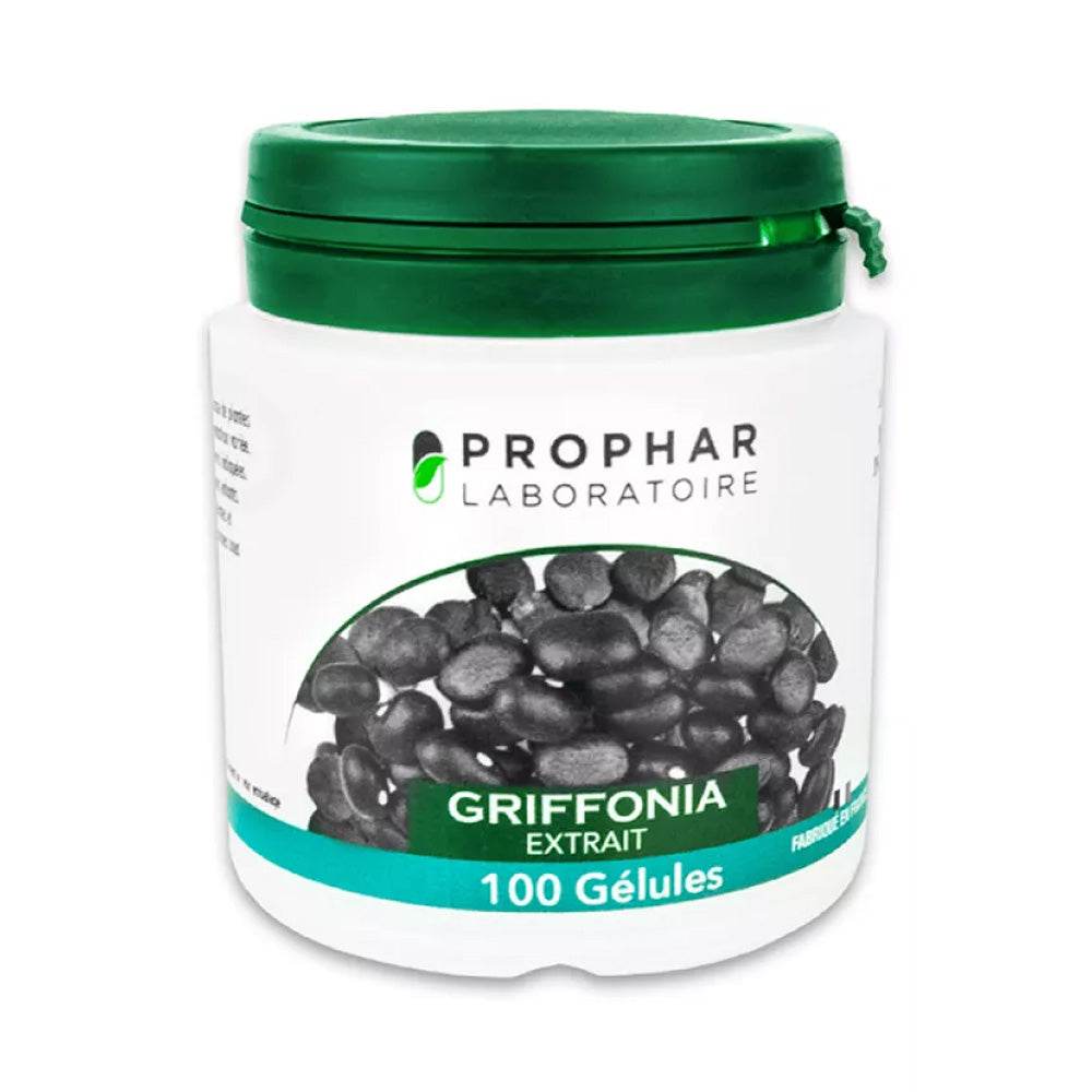 PROPHAR Griffonia Extrait 100 Gélules 5-HTP Précurseur Sérotonine Bien-Être Émotionnel Sommeil Réparateur Stress Anxiété PROPHAR Griffonia Extrait 100 Gélules 5-HTP Précurseur Sérotonine Bien-Être Émotionnel Sommeil Réparateur Stress Anxiété