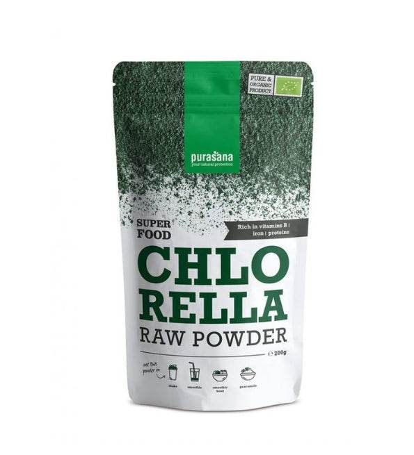 PURASANA POUDRE DE CHLORELLA 200G PURASANA POUDRE DE CHLORELLA 200G
