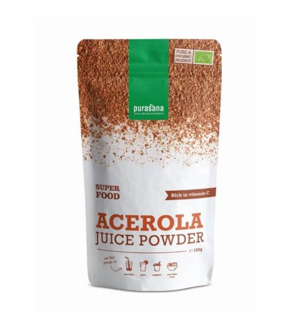 PURASANA Poudre D&rsquo;acérola 100G