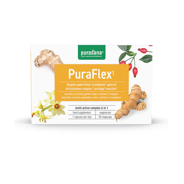 PURASANA Puraflex 30 Capsules Complément Alimentaire Articulations Mobilité Confort Articulaire PURASANA Puraflex 30 Capsules Complément Alimentaire Articulations Mobilité Confort Articulaire