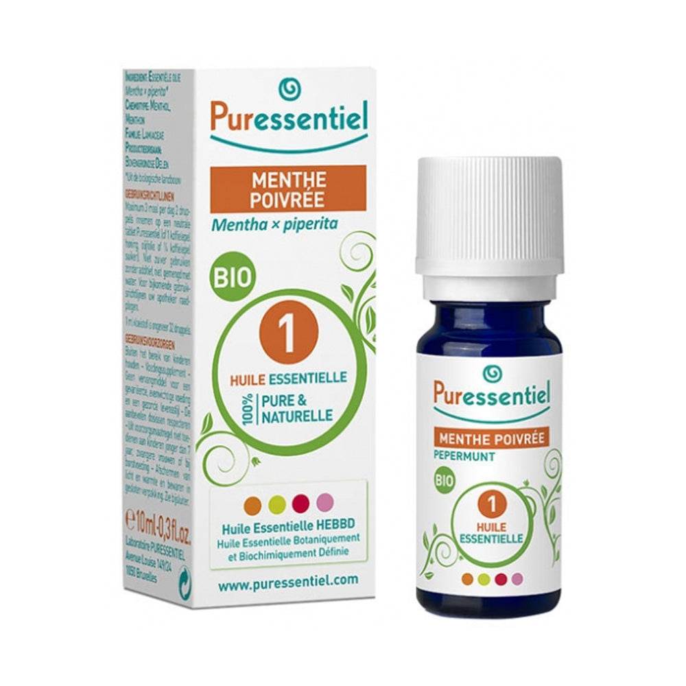 Puressentiel Huile Essentielle Menthe Poivrée BIO 10ml Puressentiel Huile Essentielle Menthe Poivrée BIO 10ml