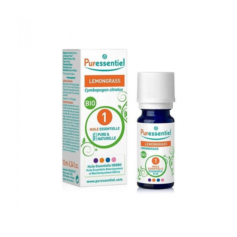 Puressentiel Huile Essentielle Lemongrass Bio 10ml Puressentiel Huile Essentielle Lemongrass Bio 10ml