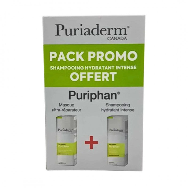 Puriaderm Pack Puriphan Masque Ultra-Reparateur 200ml + Puriphan Puriaderm Pack Puriphan Masque Ultra-Reparateur 200ml + Puriphan