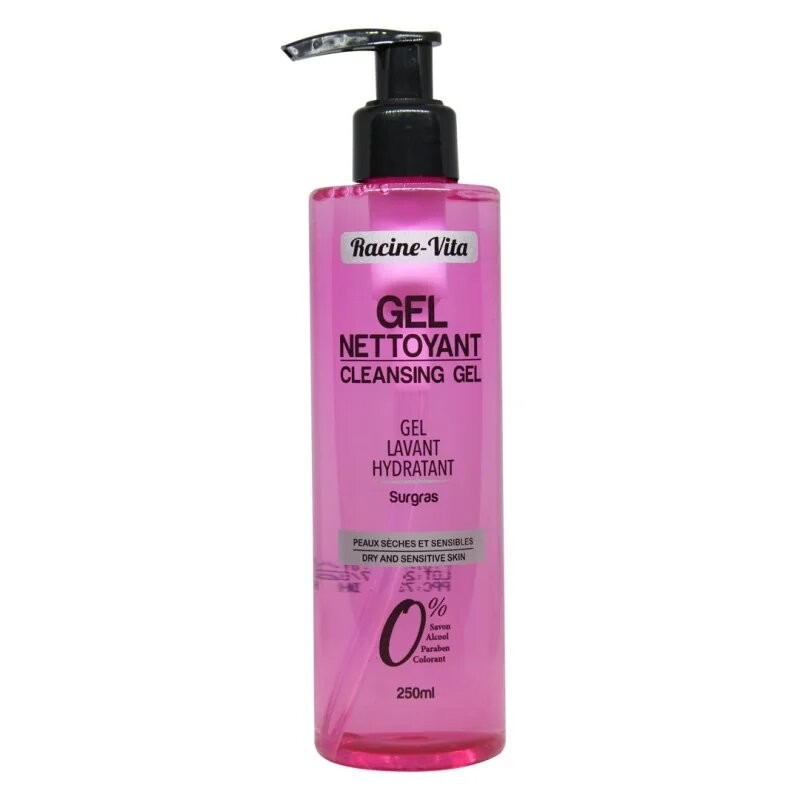 Racine-Vita Gel Nettoyant Peaux Seches et Sensibles 250ml Racine-Vita Gel Nettoyant Peaux Seches et Sensibles 250ml