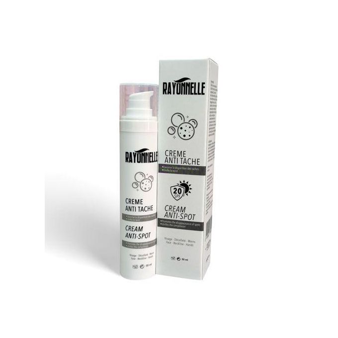 RAYONNELLE Crème Anti-Tache SPF20 50ml Soin Visage Anti-Taches Protection Solaire RAYONNELLE Crème Anti-Tache SPF20 50ml Soin Visage Anti-Taches Protection Solaire
