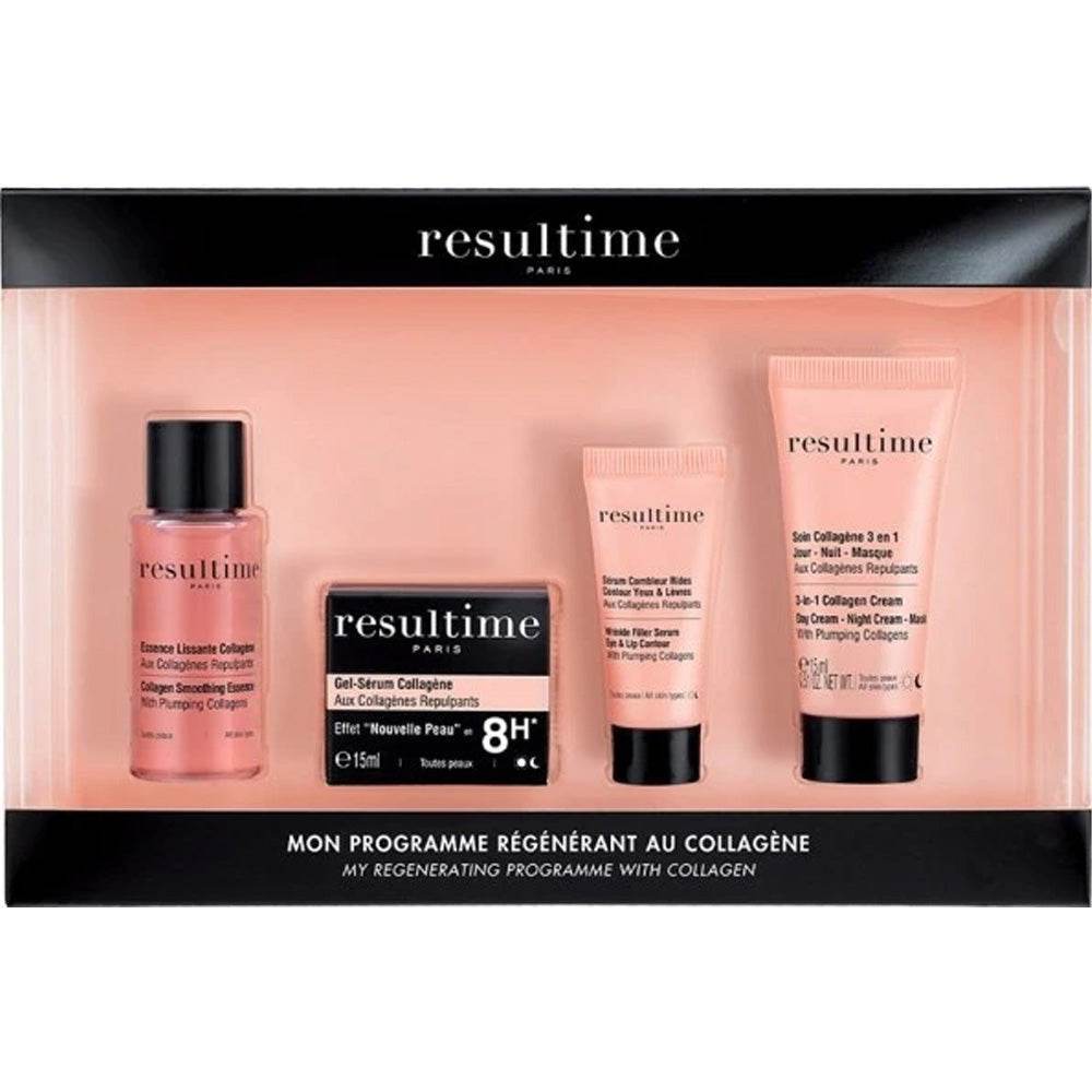 Resultime Kit Collagène Gel Serum+Serum Combleur+Soin 3 En 1 Resultime Kit Collagène Gel Serum+Serum Combleur+Soin 3 En 1