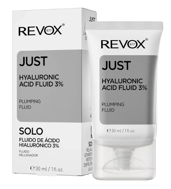REVOX B77 Just Hyaluronic Acid Fluid 3% 30ml Sérum Hydratation Intense Multi-Poids Moléculaire Repulpant Anti-Rides REVOX B77 Just Hyaluronic Acid Fluid 3% 30ml Sérum Hydratation Intense Multi-Poids Moléculaire Repulpant Anti-Rides