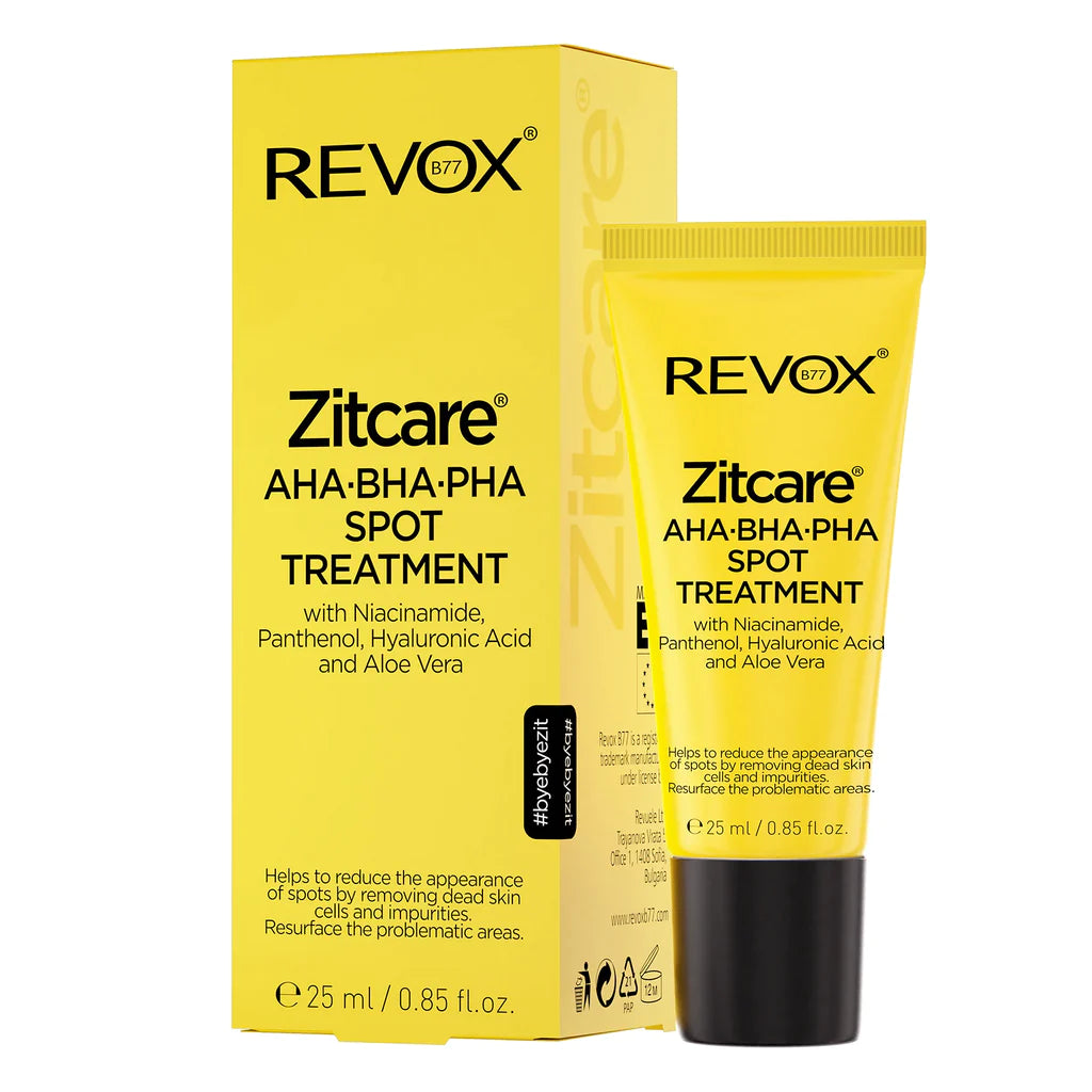 revox - zitcare aha.bha.pha. spot treatment, 25ml revox - zitcare aha.bha.pha. spot treatment, 25ml