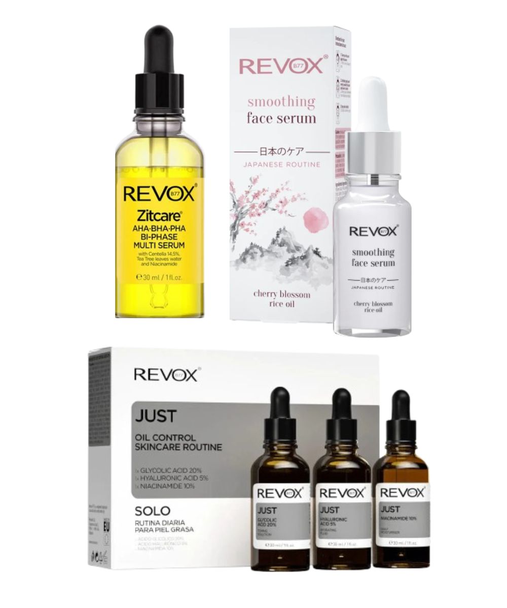 REVOX Routine K-Beauty Japanese Pack Complet 3 Produits Rituel Beauté Japonais Peau Éclatante REVOX Routine K-Beauty Japanese Pack Complet 3 Produits Rituel Beauté Japonais Peau Éclatante