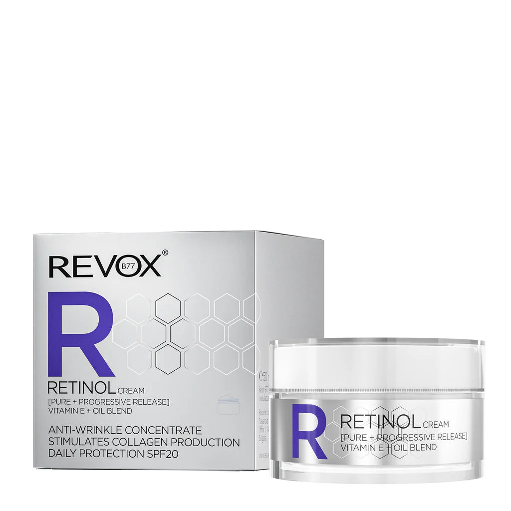 REVOX RETINOL Protection Quotidienne FPS 20 Crème Jour Anti-Âge Écran Solaire REVOX RETINOL Protection Quotidienne FPS 20 Crème Jour Anti-Âge Écran Solaire