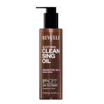 REVUELE Huile Nettoyante Apaisante 200ml Démaquillant Doux Nettoyage Profond Tous Types Peaux