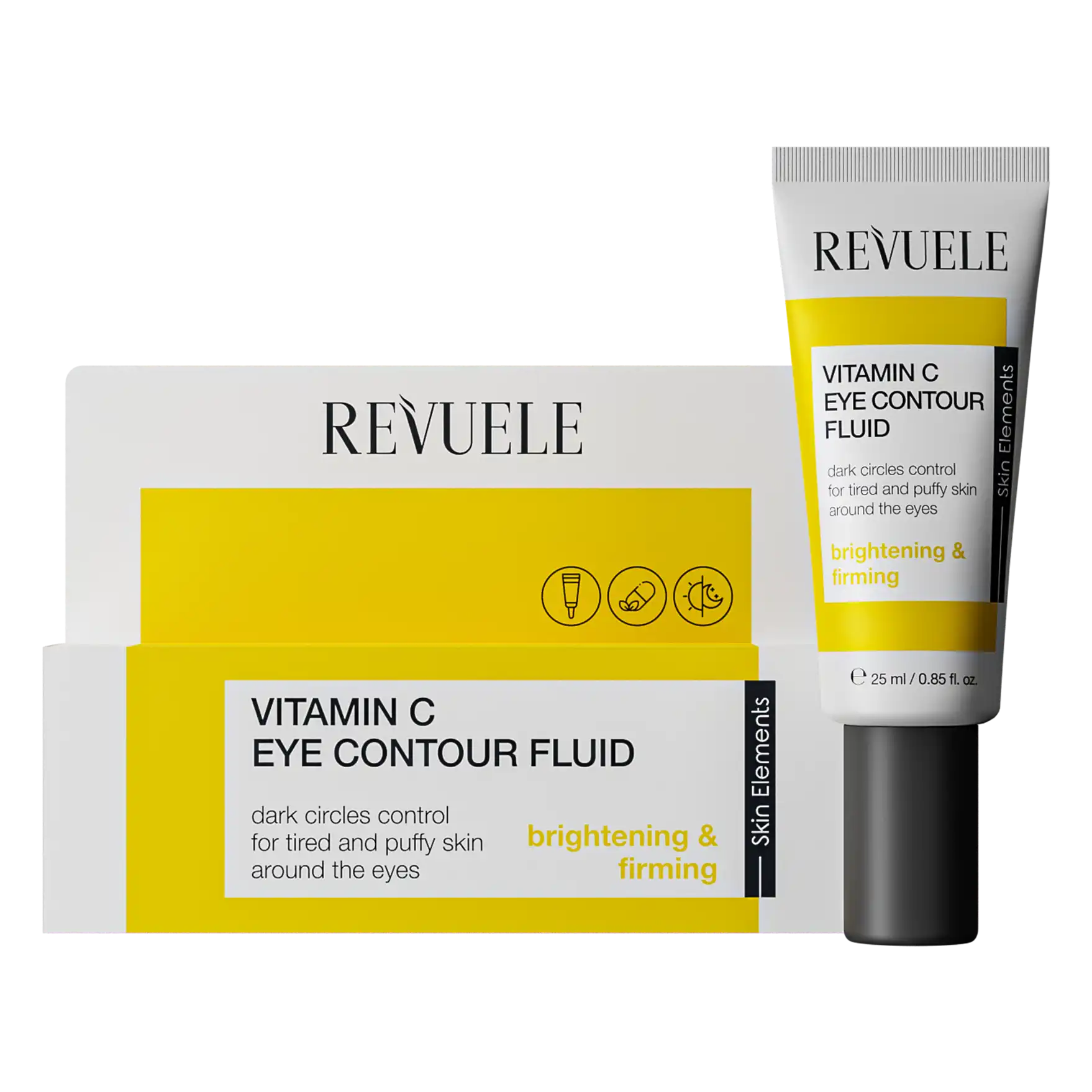 REVUELE Vitamin C Fluide Contour Yeux 25ml Éclat Anti-Fatigue Anti-Cernes Anti-Poches Illuminateur REVUELE Vitamin C Fluide Contour Yeux 25ml Éclat Anti-Fatigue Anti-Cernes Anti-Poches Illuminateur