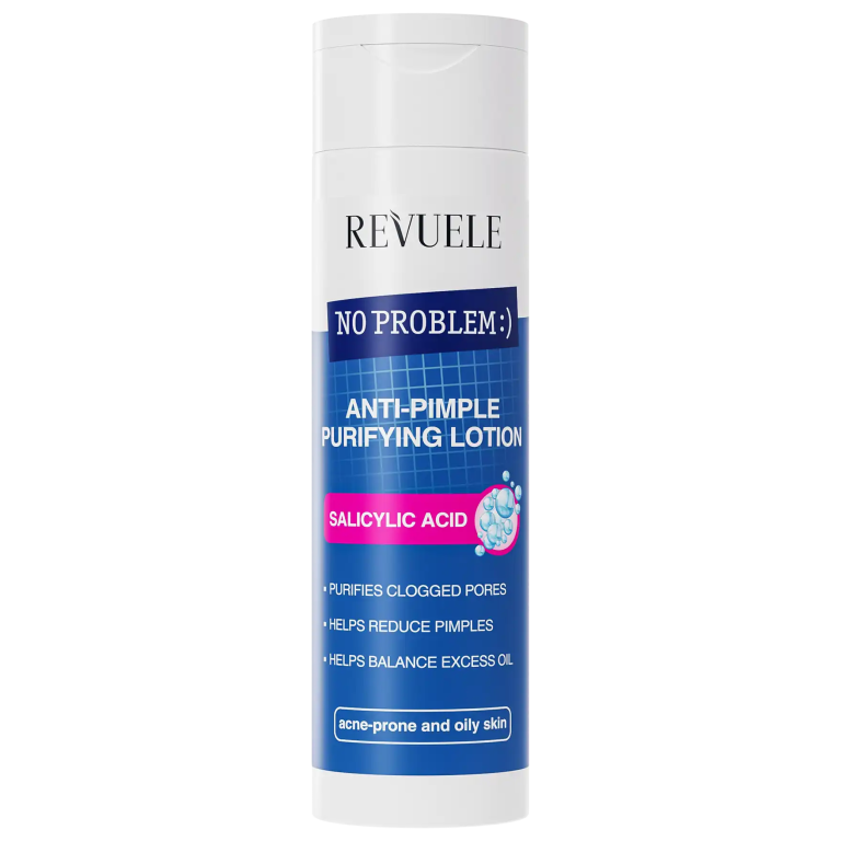REVUELE No Problem Lotion Purifiante Anti-Boutons Acide Salicylique 200ml Peau Acnéique Imperfections
