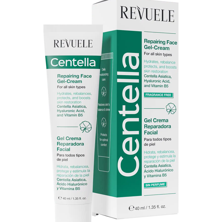 REVUELE Gel-Crème Visage Réparateur Centella 40ml Apaisant Cicatrisant Peaux Sensibles Irritées