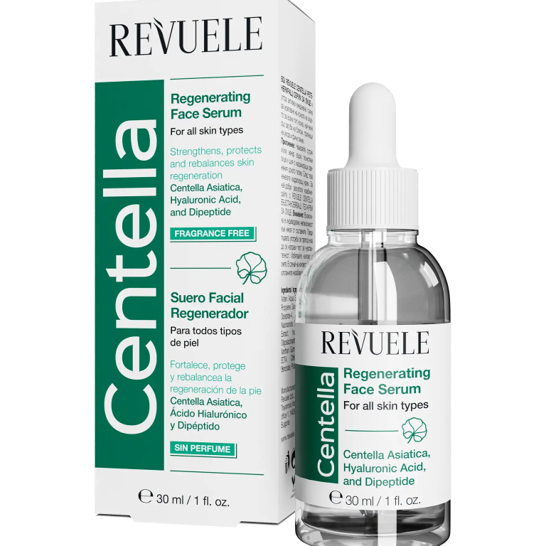 REVUELE Centella Sérum Régénérant Visage 30ml Apaisant Cicatrisant Réparateur Peaux Sensibles