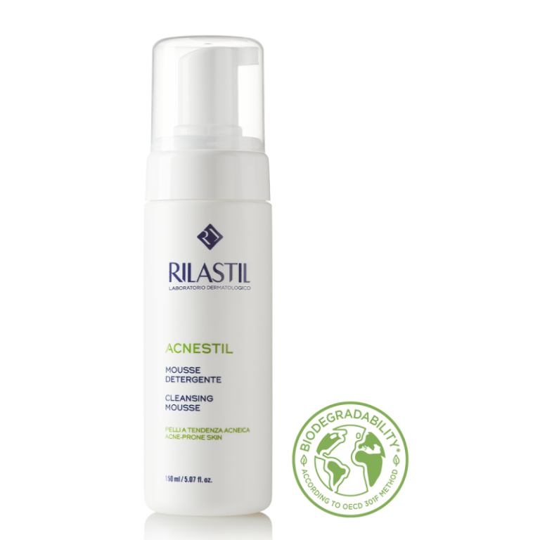 Rilastil- Acnestil - Mousse Nettoyante pour Peau Acnéique 150ml