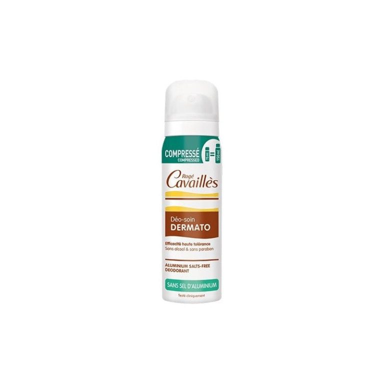 Roge Cavailles Deo Dermato Spray Compressé Efficacité 48H 75 ml