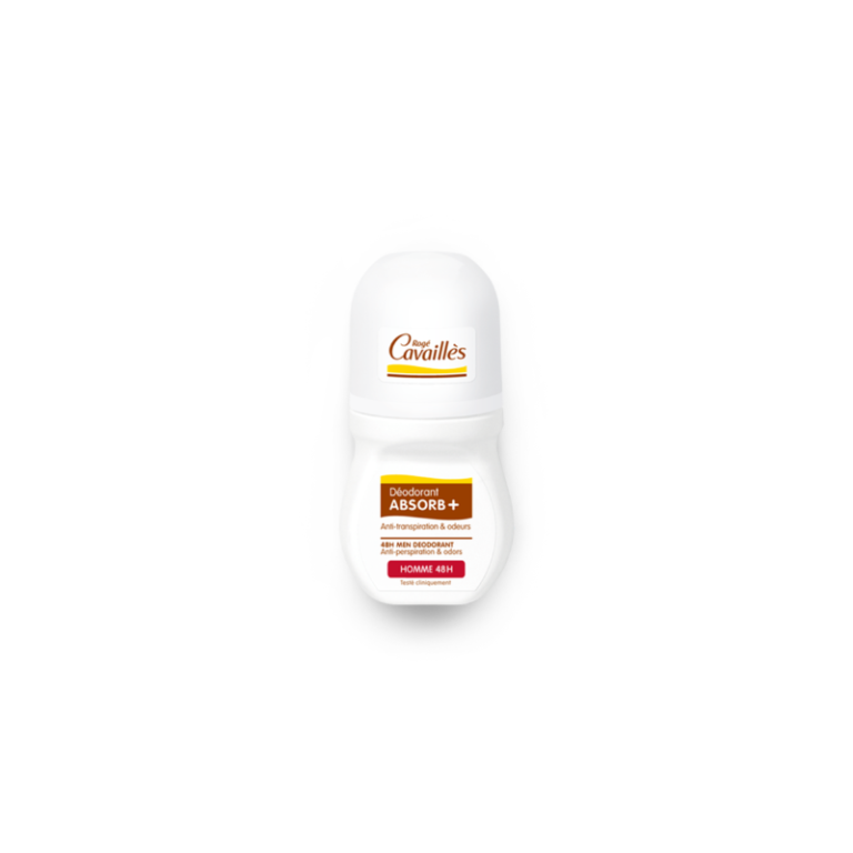 Roge Cavailles Absorb+ Deo Homme Soin Régulateur 48H Roll On 50 ml