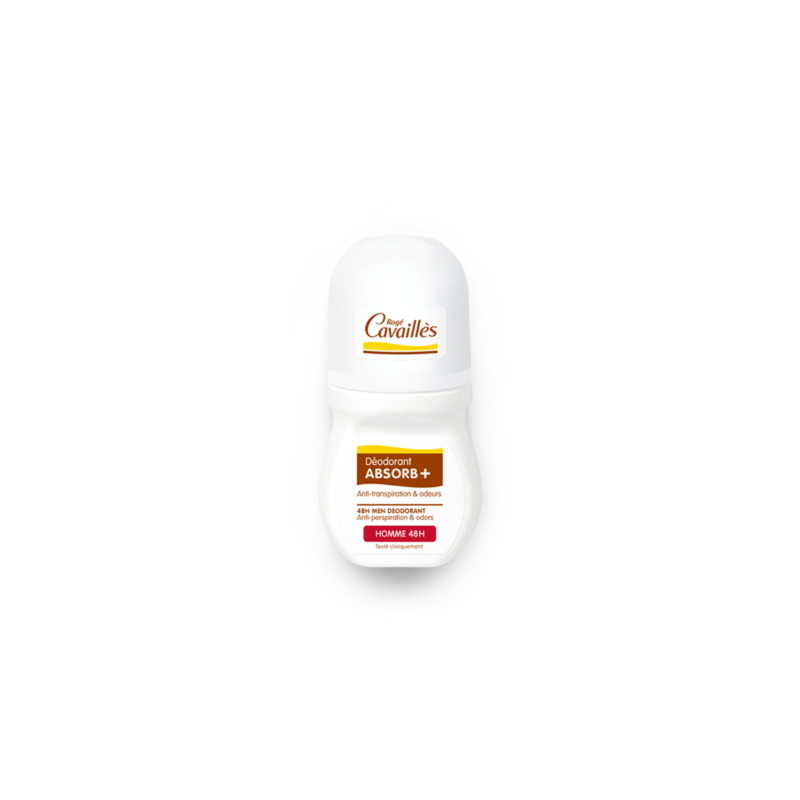 Roge Cavailles Absorb+ Deo Homme Soin Régulateur 48H Roll On 50 ml Roge Cavailles Absorb+ Deo Homme Soin Régulateur 48H Roll On 50 ml