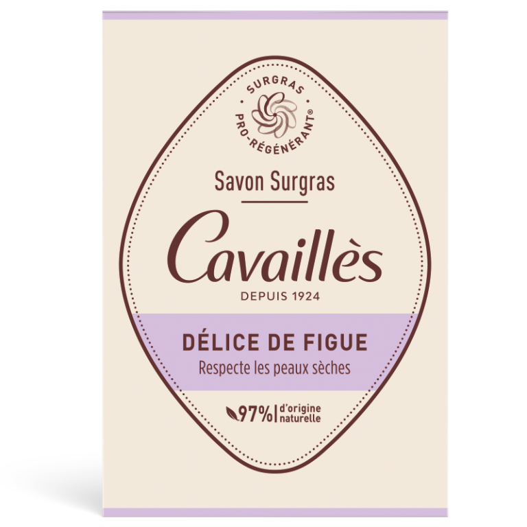 ROGE CAVAILLES Trio Savon Délice Figue 3x200g Surgras Nettoyant Doux Peau Douce