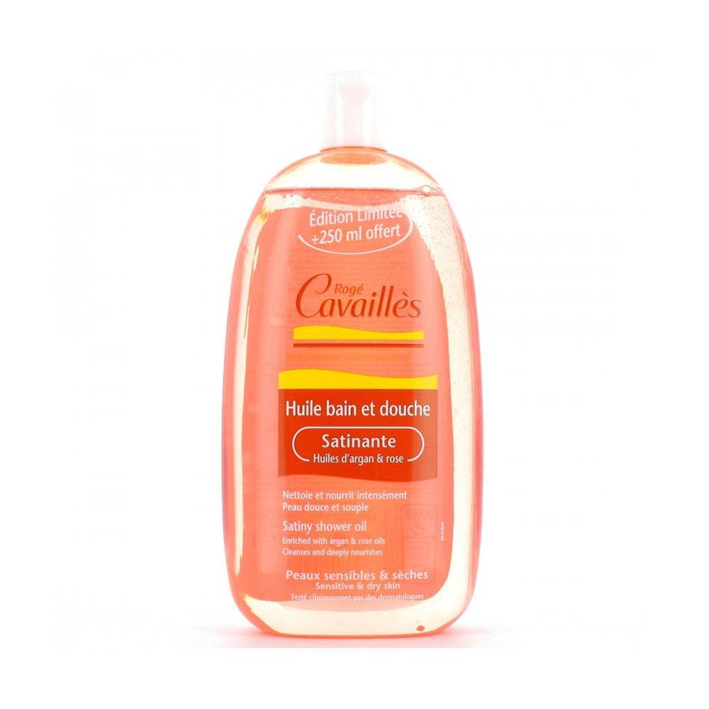 Rogé Cavaillès Huile Bain Et Douche Satinante 500ml + 250ml Rogé Cavaillès Huile Bain Et Douche Satinante 500ml + 250ml