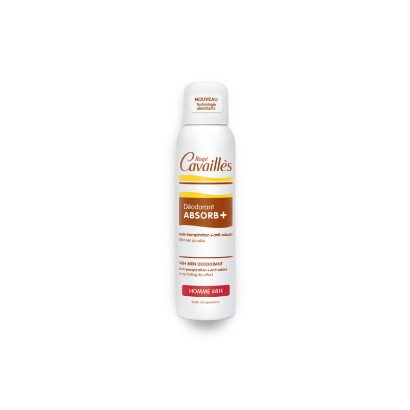 Roge Cavailles Absorb+ Deo Homme Soin Régulateur Spray 48H 150 ml Roge Cavailles Absorb+ Deo Homme Soin Régulateur Spray 48H 150 ml