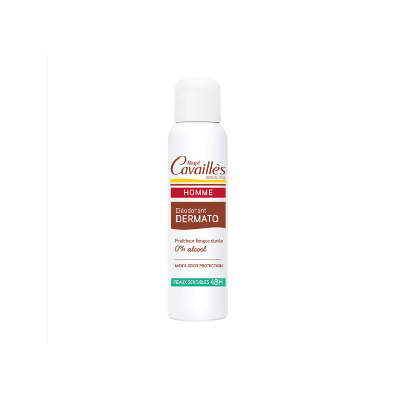Roge Cavailles Deo Homme Soin Dermato sans Sel d’Aluminium 48H Spray