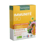 SANTAROME Immunité BIO 20 Ampoules Complément Alimentaire Défenses Naturelles