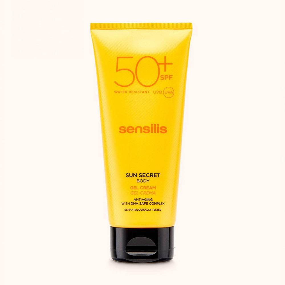 SENSILIS Sun Secret Body Gel-Cream SPF50+ 200ml Protection Solaire Corps Anti-Âge SENSILIS Sun Secret Body Gel-Cream SPF50+ 200ml Protection Solaire Corps Anti-Âge