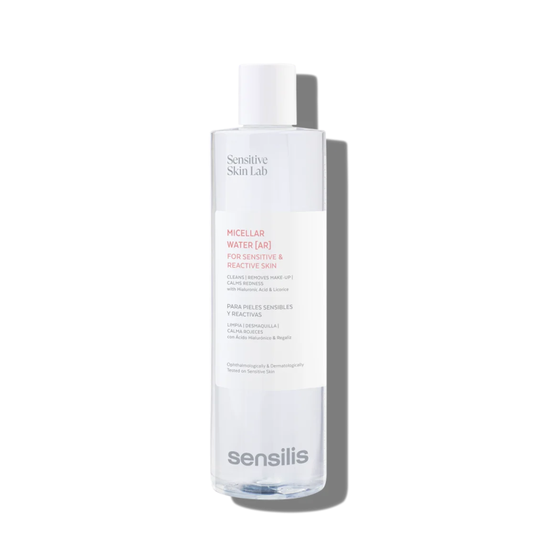 SENSILIS Micellar Water AR 400ml Eau Micellaire Anti-Rougeurs Peaux Sensibles Réactives Démaquillant Apaisant Acide Hyaluronique