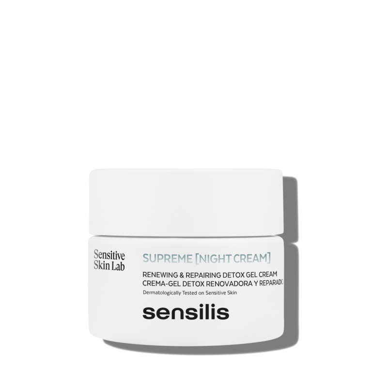 SENSILIS Supreme Night Cream 50ml Crème Nuit Anti-Âge Régénérante Longévité Cellulaire