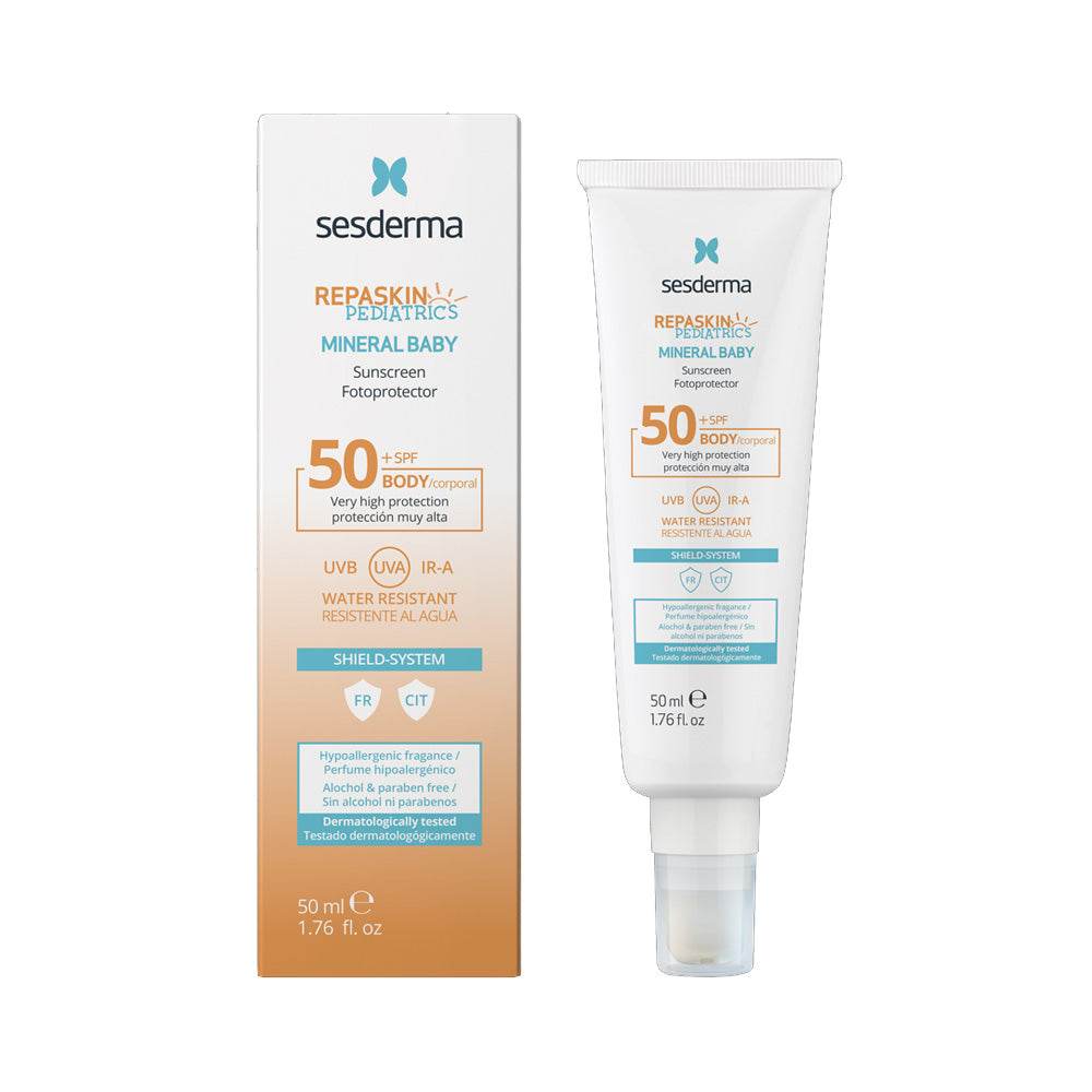 Sesderma Repaskin Pediatrics Mineral BB SPF50+ Crème Solaire Bébé Enfant 50ml 🎁 Sesderma Repaskin Pediatrics Mineral BB SPF50+ Crème Solaire Bébé Enfant 50ml 🎁