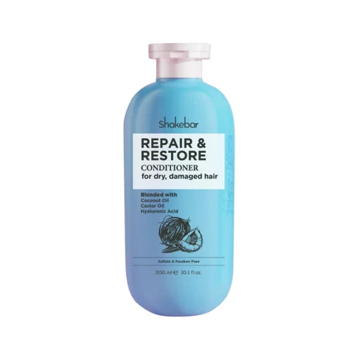 SHAKEBAR Repair & Restore Hair Conditioner 300ml Après-Shampooing Réparateur Cheveux Abîmés Secs Nutrition SHAKEBAR Repair & Restore Hair Conditioner 300ml Après-Shampooing Réparateur Cheveux Abîmés Secs Nutrition