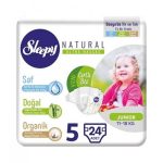 Sleepy Natural 5 Couches Junior 11-18kg 24 Pièces