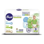 Sleepy Natural 3 Pants Midi 4-9kg 34 Pièces