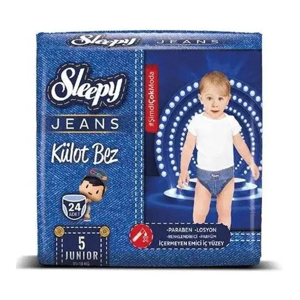 Sleepy Jeans Natural 5, Pants Junior 11-18 kg 24 Pièces Sleepy Jeans Natural 5, Pants Junior 11-18 kg 24 Pièces