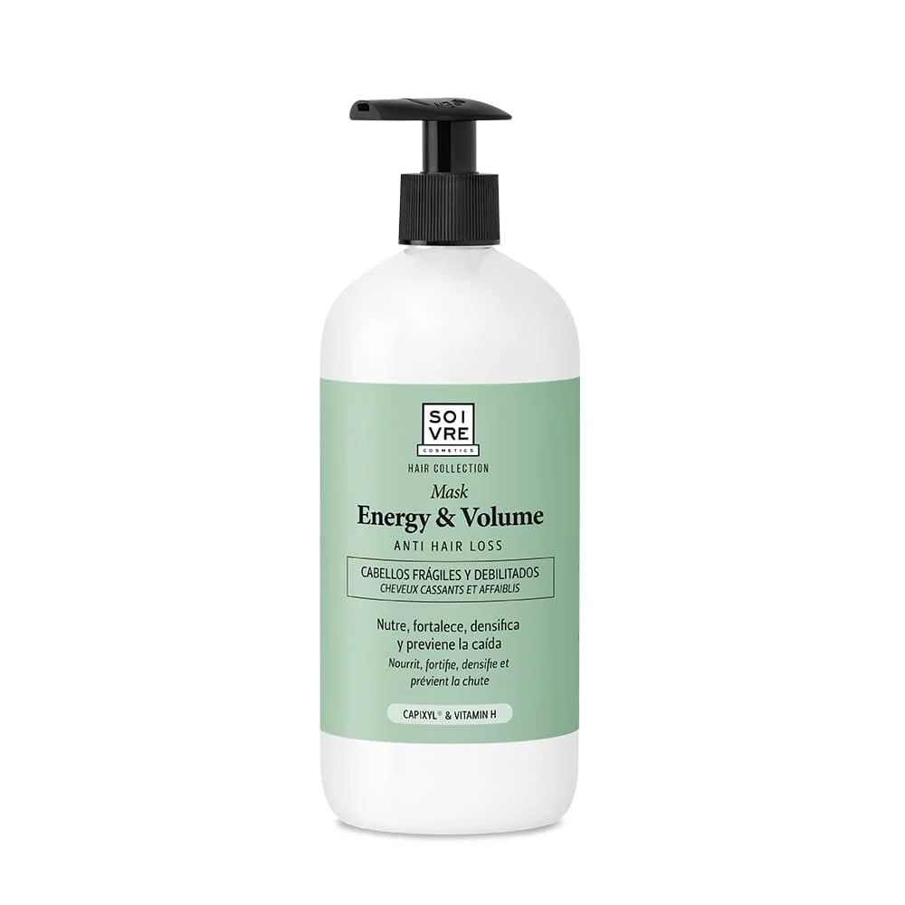 SOIVRE Shampooing Energy & Volume 500ml Shampoing Cheveux Fins Dévitalisés Volume Naturel Brillance Énergie Capillaire SOIVRE Shampooing Energy & Volume 500ml Shampoing Cheveux Fins Dévitalisés Volume Naturel Brillance Énergie Capillaire
