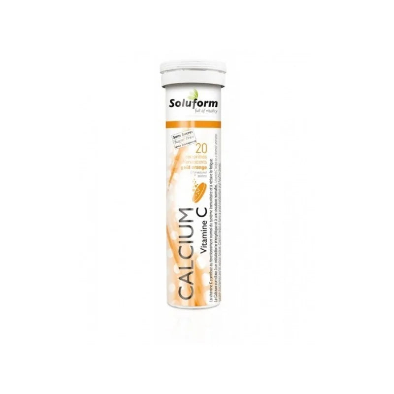 SOLUFORM CALCIUM VITAMINE C 20 COMPRIMES SOLUFORM CALCIUM VITAMINE C 20 COMPRIMES